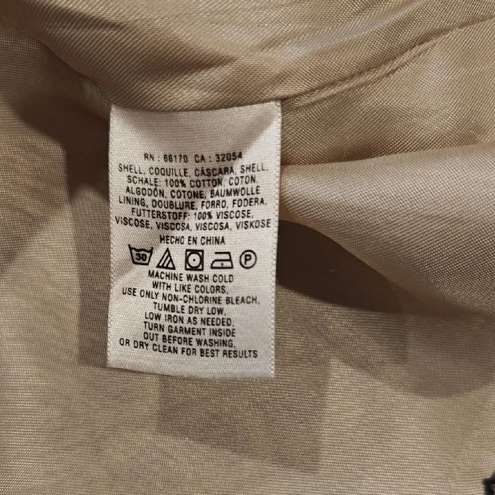 Anthropologie Cream A-Line Skirt with Black Floral Design